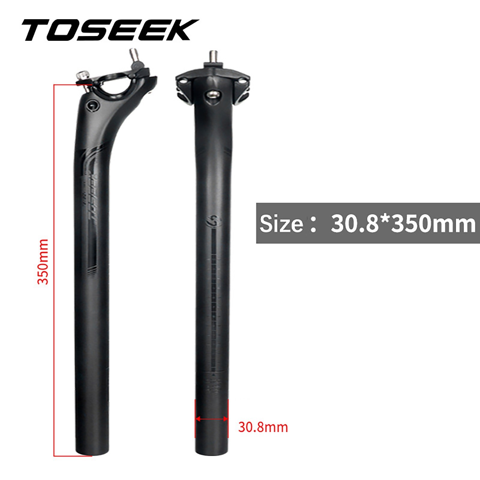 Carbon Fiber Bicycle Tube Offset 20mm Seatpost Cycling Bike Seat Post 30.8 mm