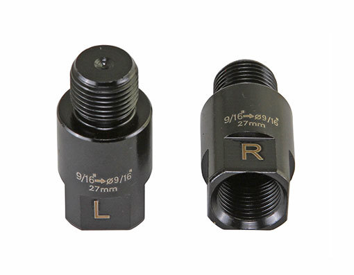 New! Original Bicycle Pedals Extenders Adapter 27.5MM 9/16-9/16 In Black.