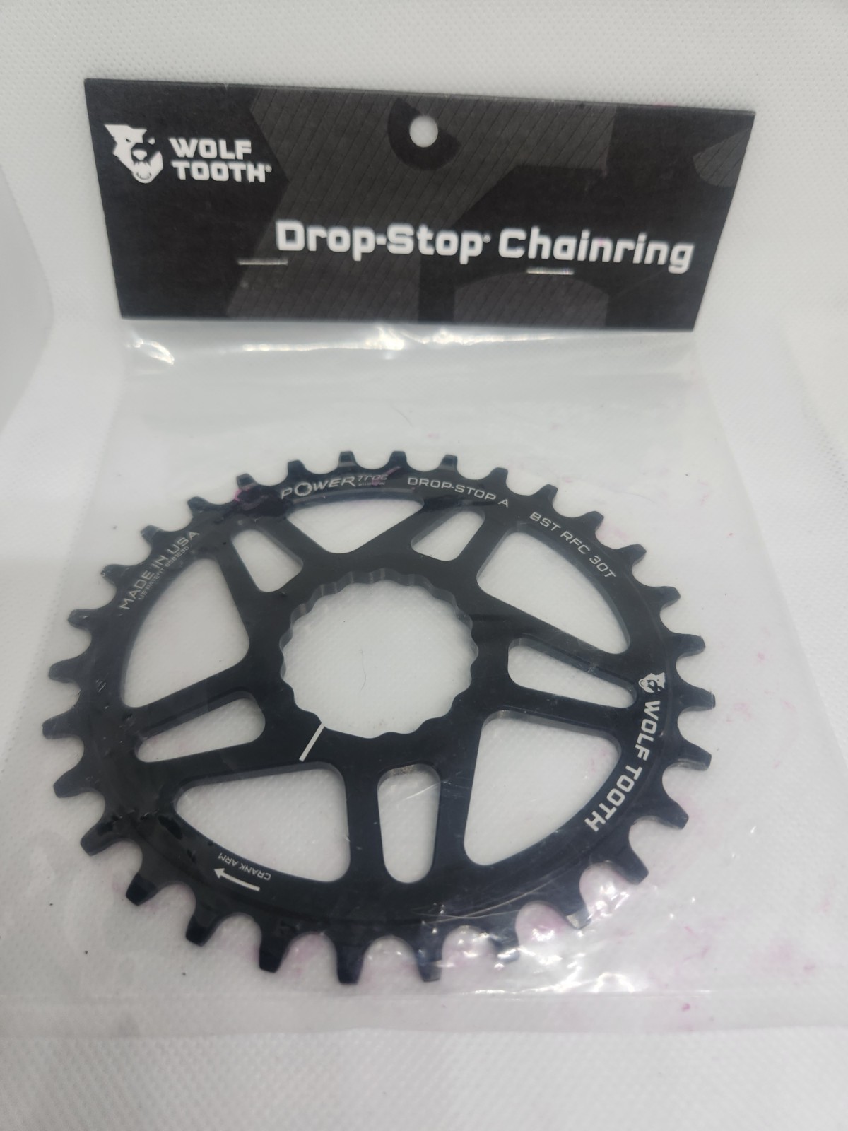 Wolf Tooth Oval Chainring – 30t, SRAM Direct Mount, Drop-Stop, For SRAM