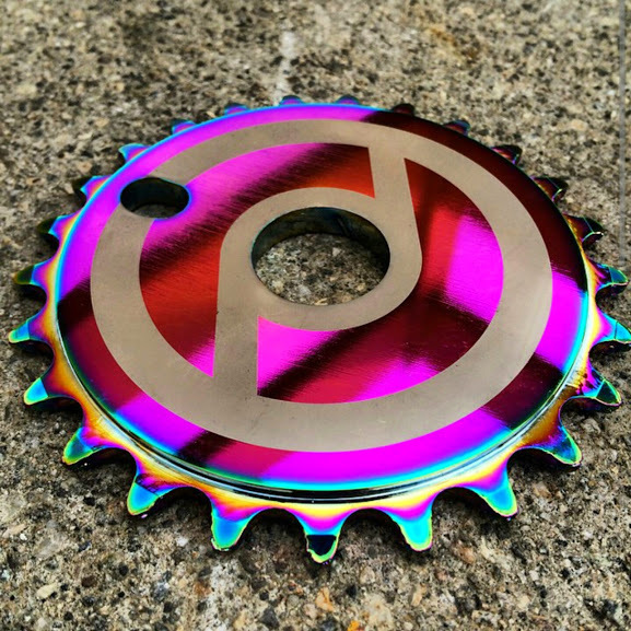 PRIMO BMX SOLID BICYCLE OIL SLICK SPROCKET ODYSSEY BIKE CULT FIT