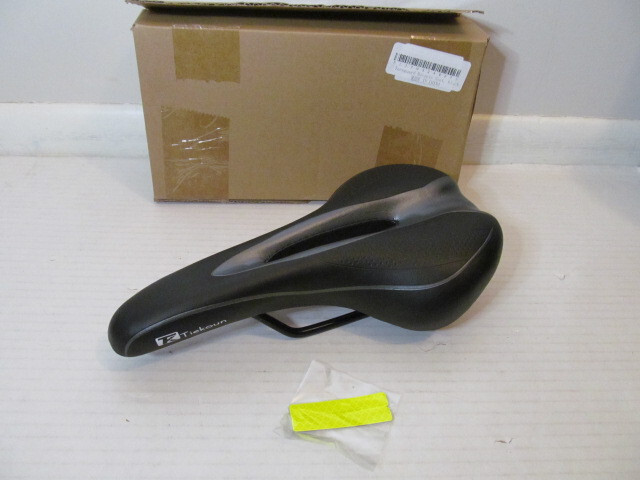 Tiekoun Memory Foam Bicycle Seat Saddle for Mountain or Road, Black