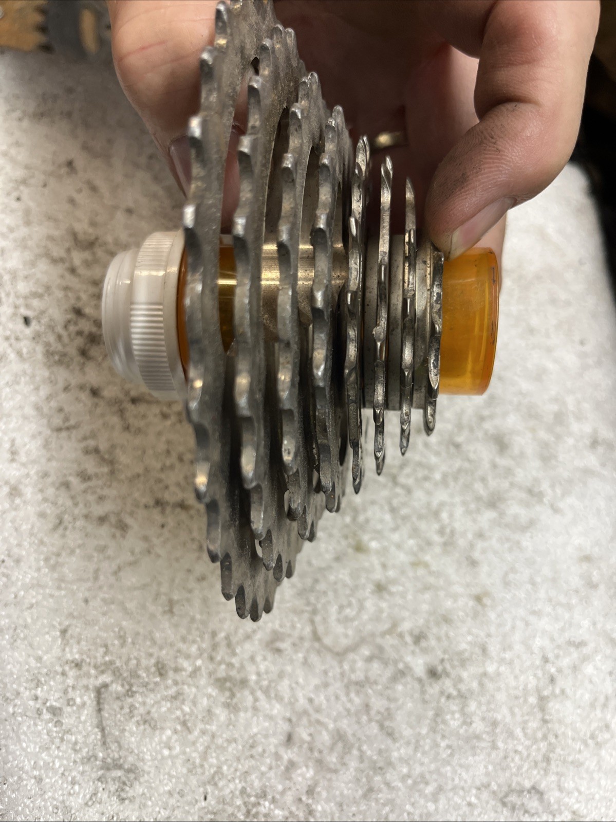 Real Designs Race use only Aluminum 8 Speed Cassette 12-32. Used
