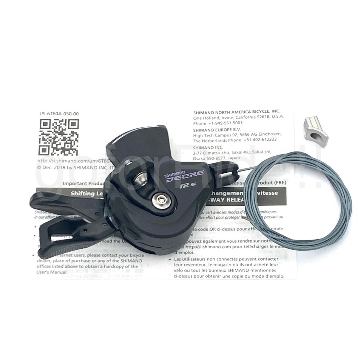 Shimano Deore Shifter SL-M6100-IR Right 12S+I-Spec EV w/Optical Gear Display