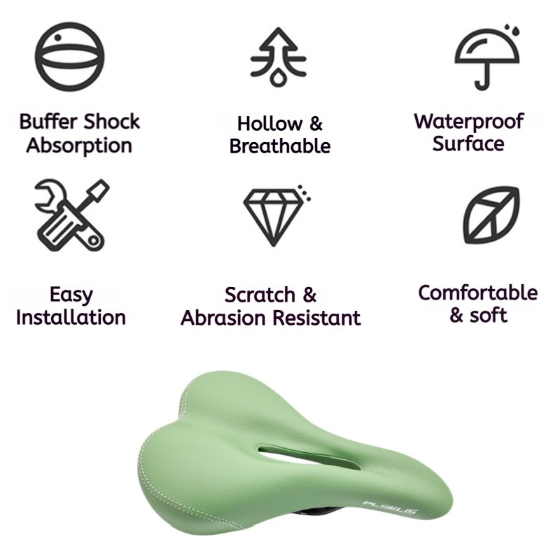 MTB Mountain Bike Saddle Soft Gel Pad Cushion Seats Waterproof Road Bicycle Pads