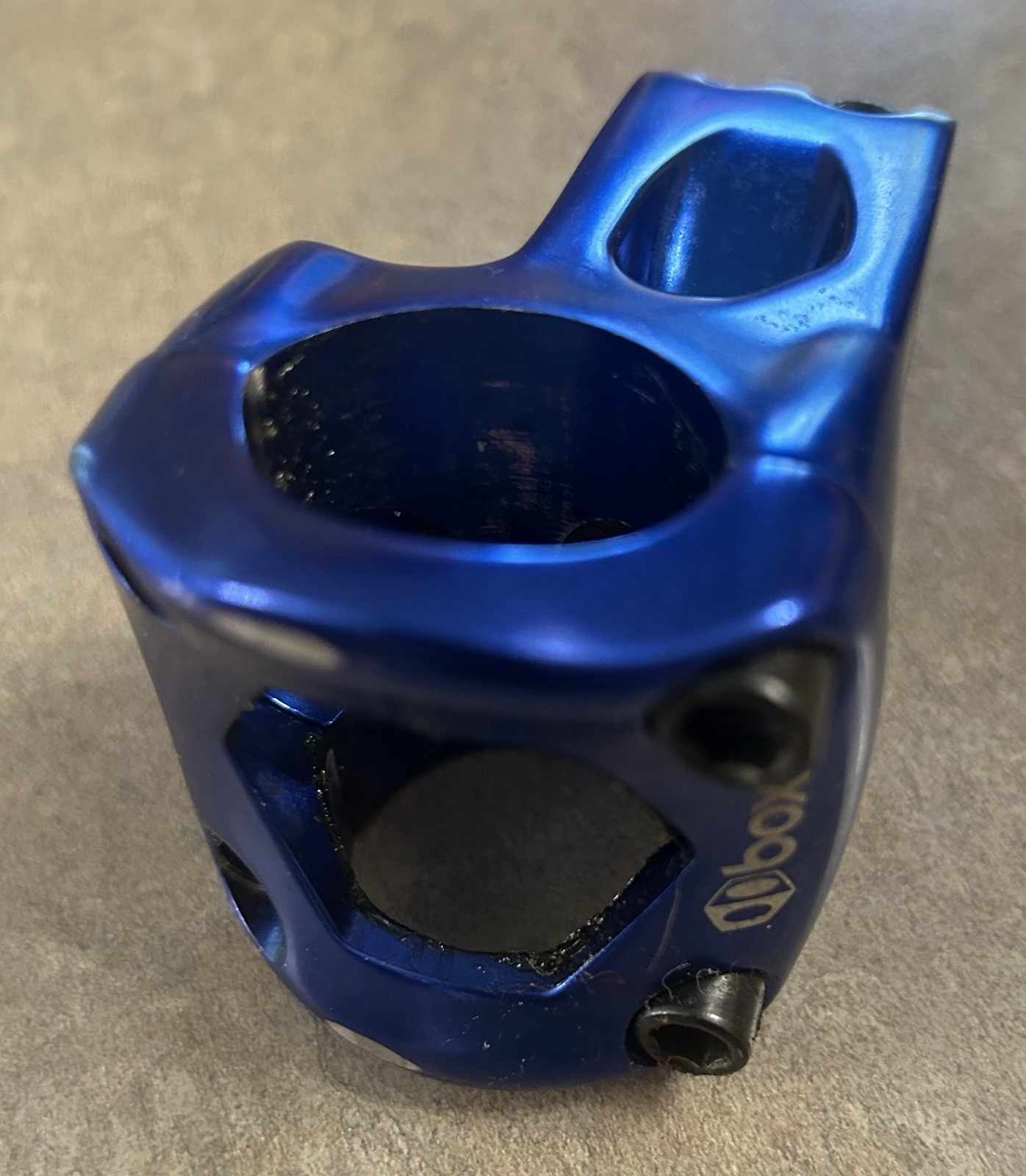 BOX One front Load BMX Stem 48mm length 31.8mm oversize Clamp 1 1/8in Blue