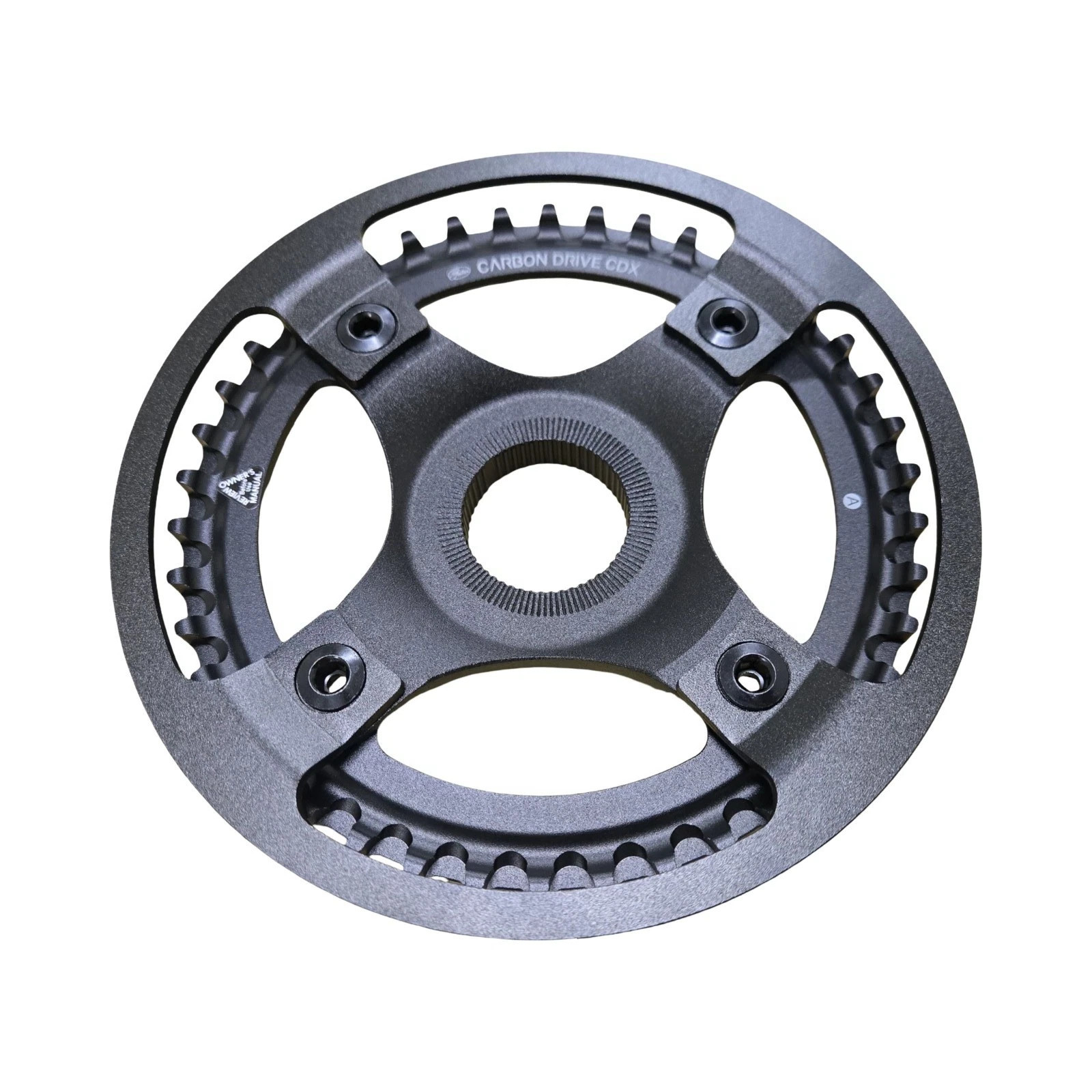Gates Carbon CDX Drive 42T 4 Bolt Shimano Steps Belt Drive Cog Ring Alloy Black