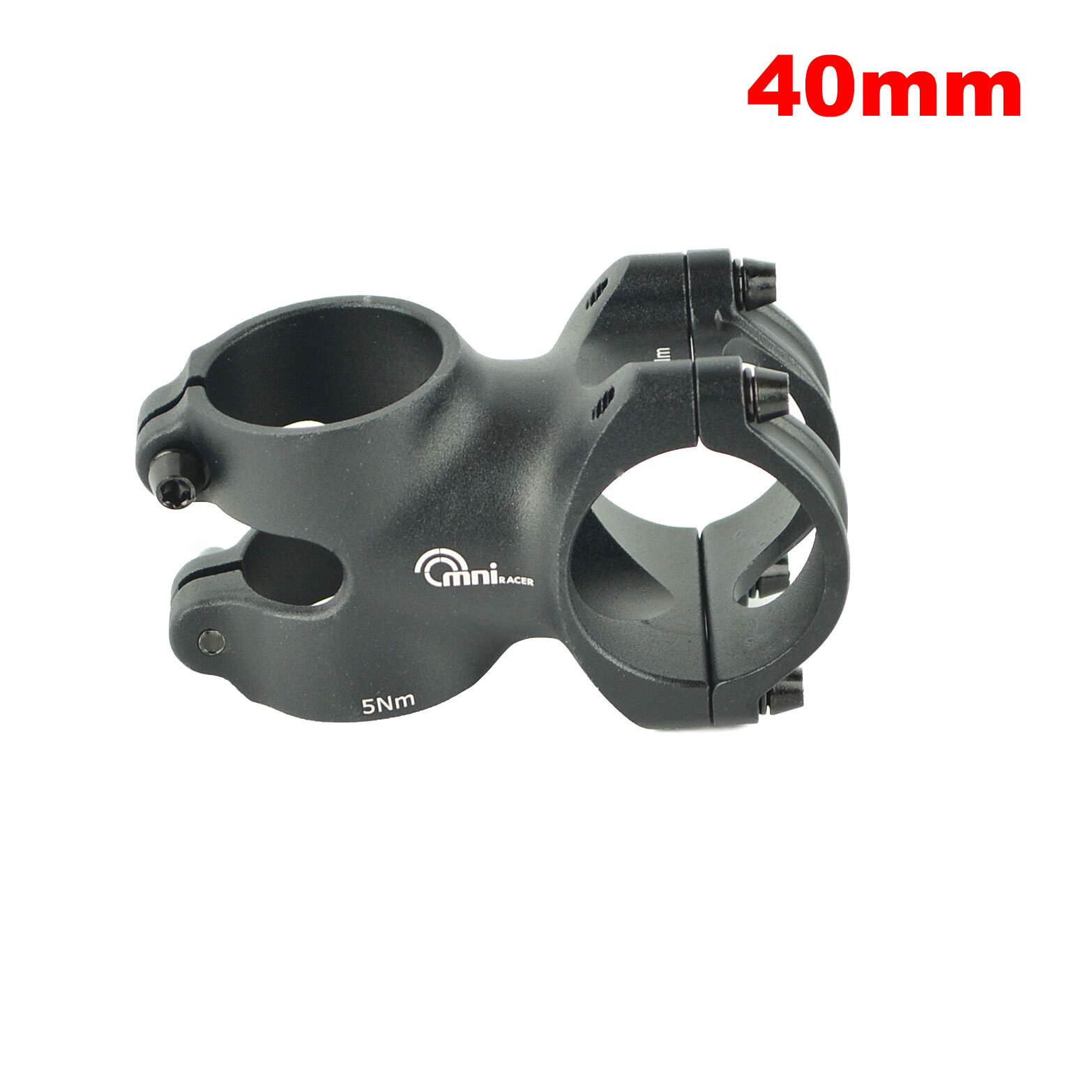 OMNI Racer WORLDS LIGHTEST ULTRA-Lite Alloy Stem: 31.8x40mm JUST 73g!! BLACK