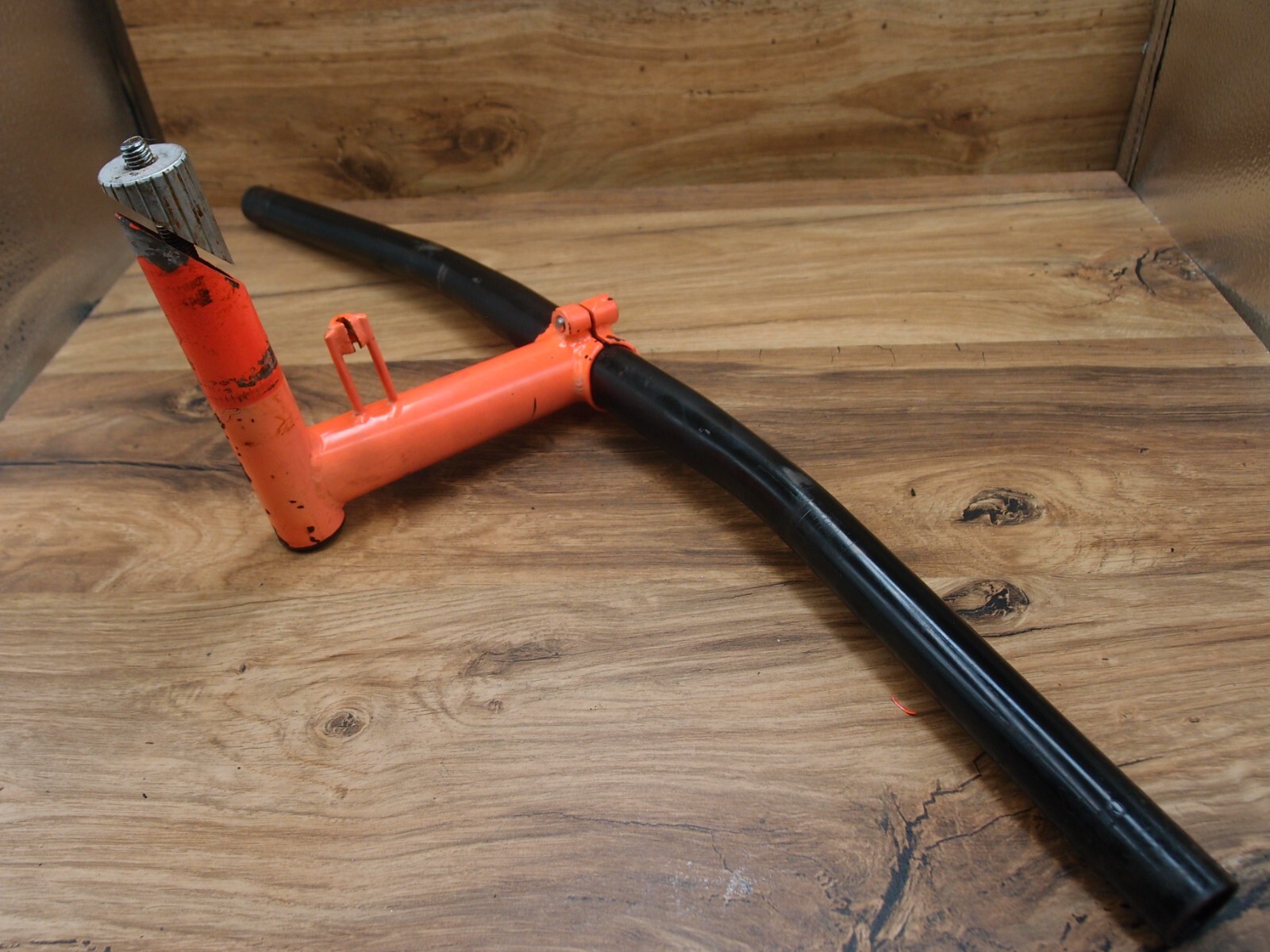1989 MTB steel quill stem Ritchey Force by nL 25.4 mm + steel flat bar by nL