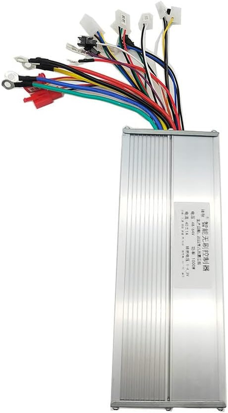 Brushless Controller 48V 60V 64V 1000W Maximum Current 40A Aluminium Alloy for E