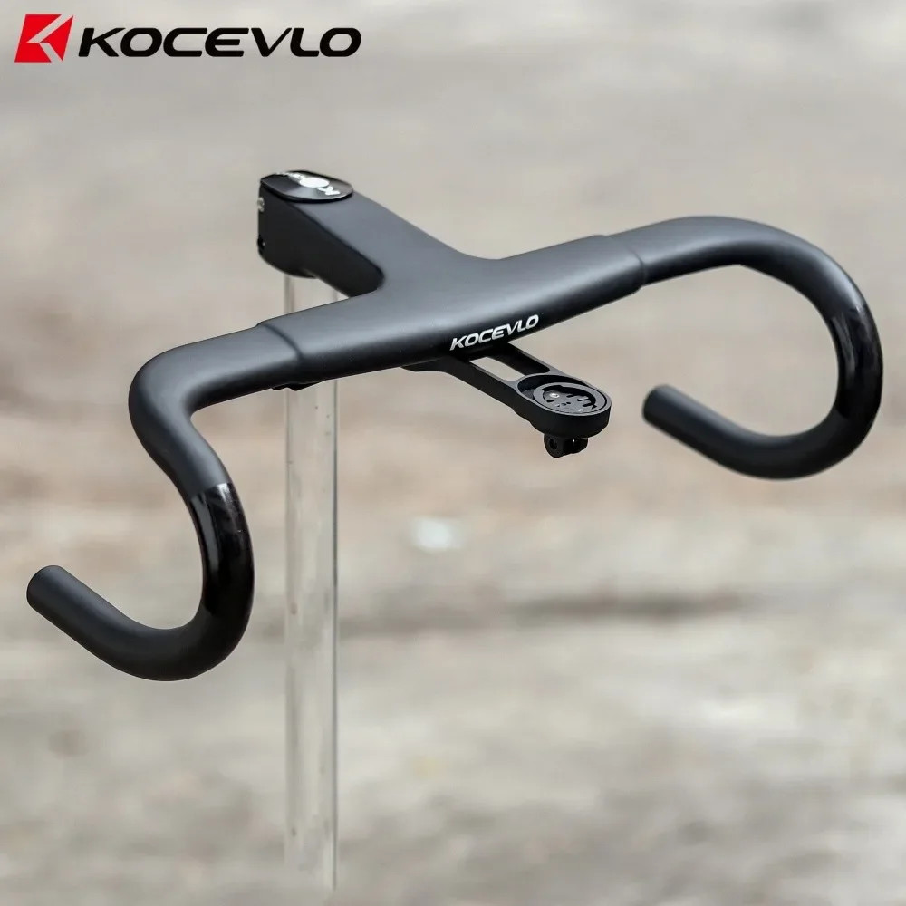 Full Carbon Road Bike Integrated Drop Bar 28.6mm 31.8mm Clamp 90-110mm Stem