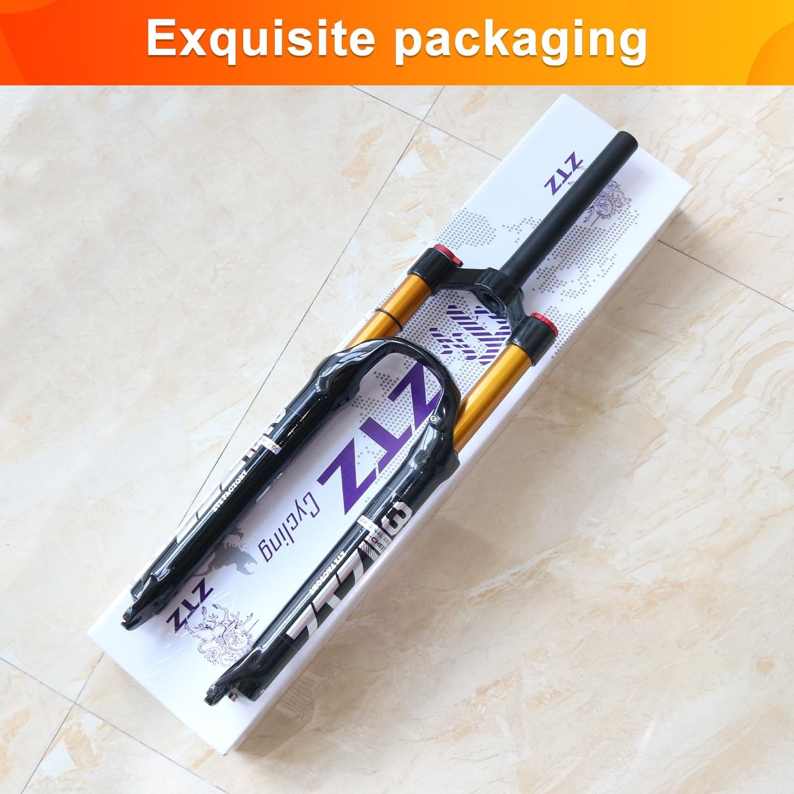 26/27.5/29 inch MTB Air Suspension Fork,120mm Travel, Rebound Adjustment,1 1/…