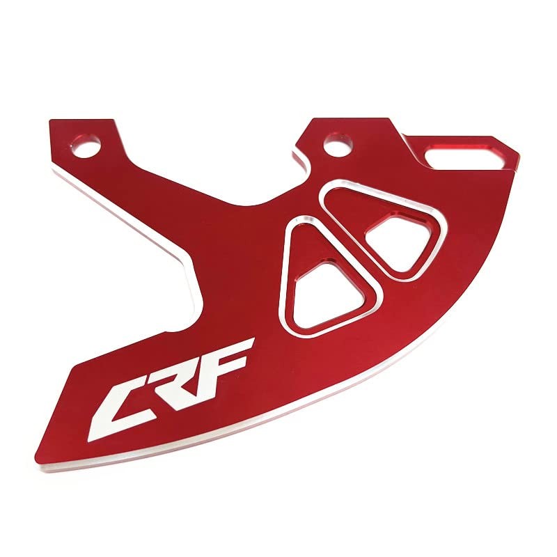 CRF250 Dirt Bike Rear Brake Disc Guard & Dirt Bike Caliper Guard red 1