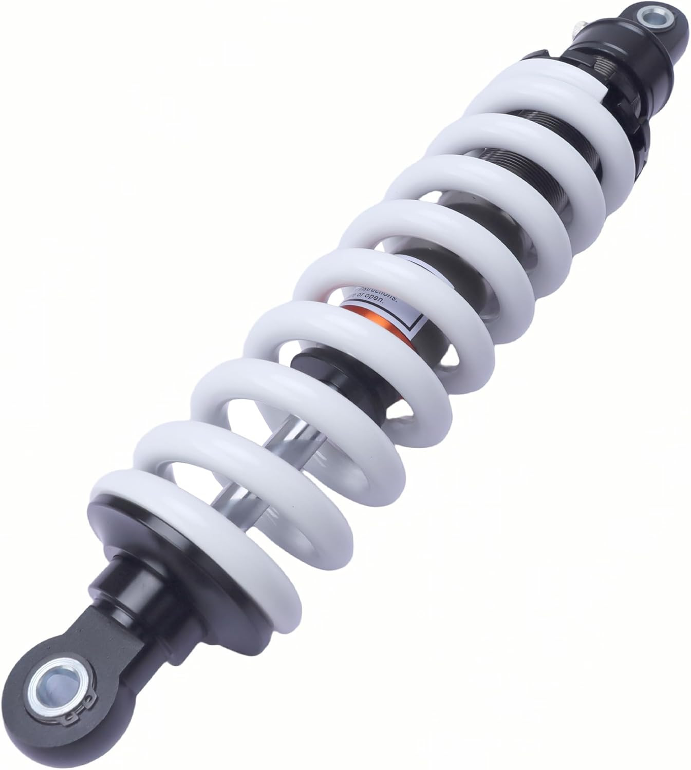350mm 13.8“ Rear Shock Absorber 12mm Heavy-Duty Spring Max Load 800lbs for Dirt