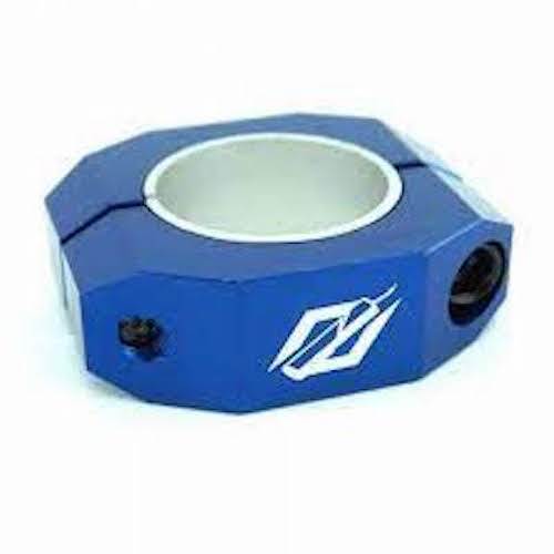 BMX TNT BICYCLES SEAT CLAMP (28.6, 31.8mm) DOUBLE CLAMP BLUE