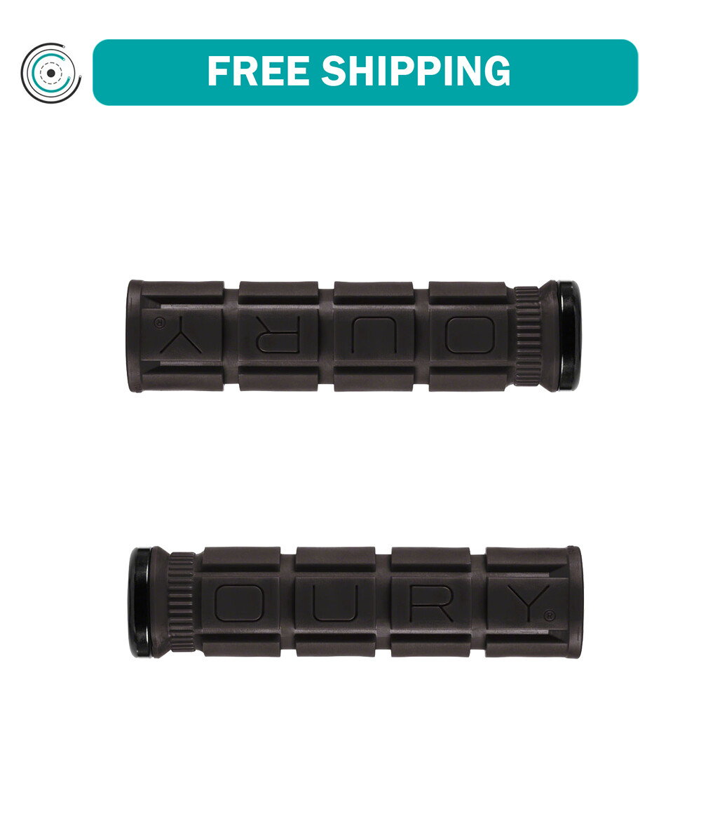 Oury Single-Sided V2 Lock-On Grips – Jet Black