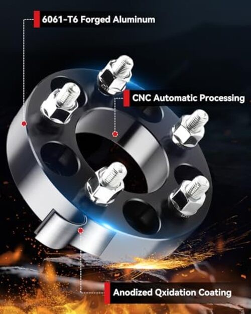 Wheel Adapters for Grand Caravan, Pacifica, Town & Country, 1.25 5×5 to 5×4.75