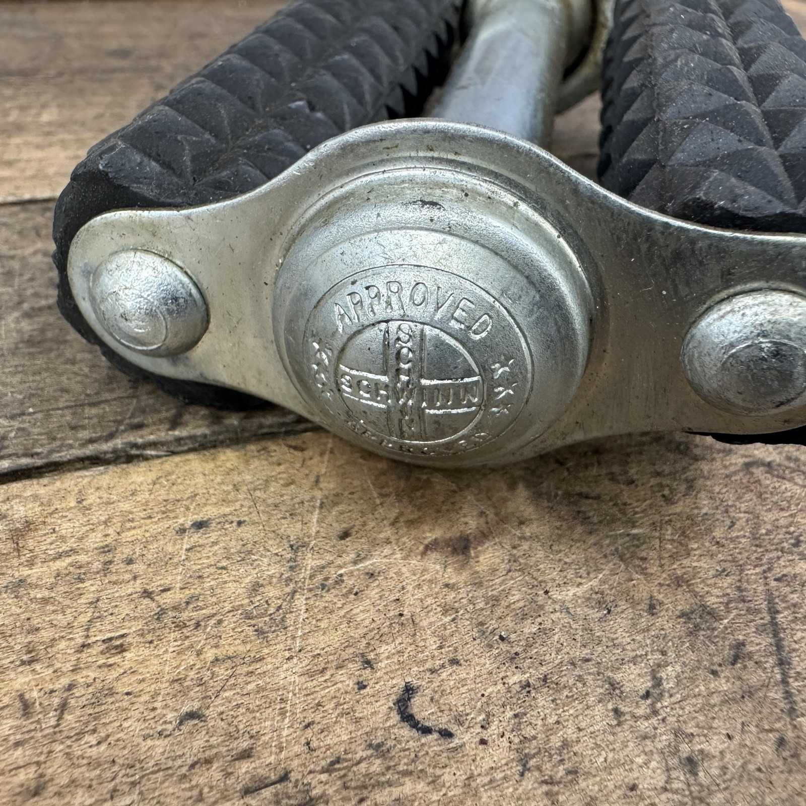 Vintage Schwinn Approved Bike Pedal RIGHT ONLY Single 9/16 Black Cruiser 365g