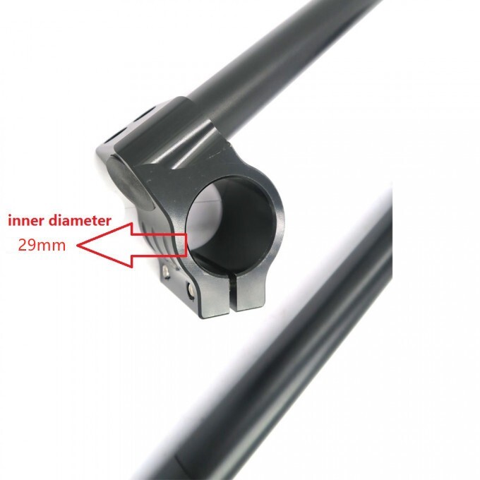 CDHPOWER Black CNC Handle Bar 29mm for Suspension Fork-Mountain Bike Handlebars