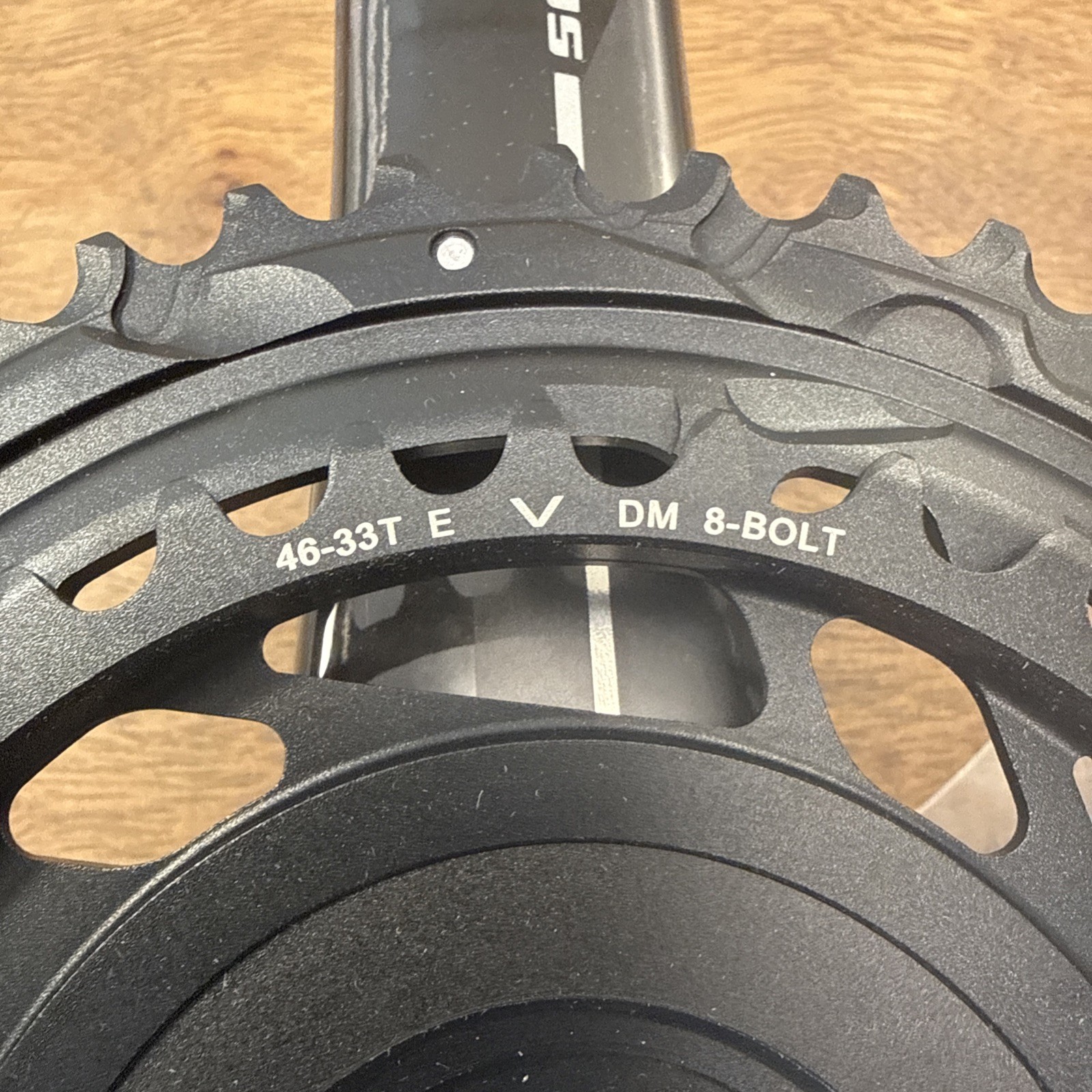 SRAM RED E1 2×12 Road Gravel Bike Crankset 46-33T FC-RED-E1 165mm Dub SL