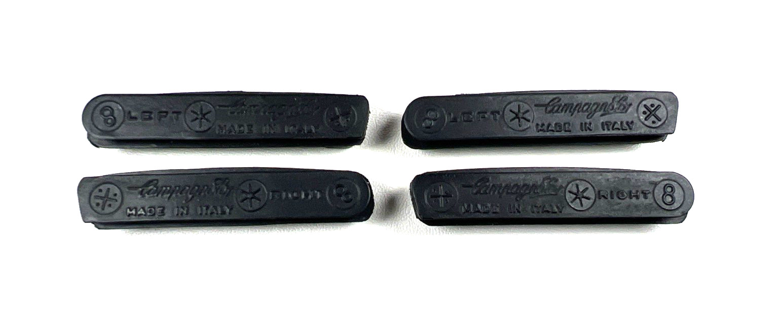 Set of 8 Campagnolo Brake Pad Inserts – Made in Italy