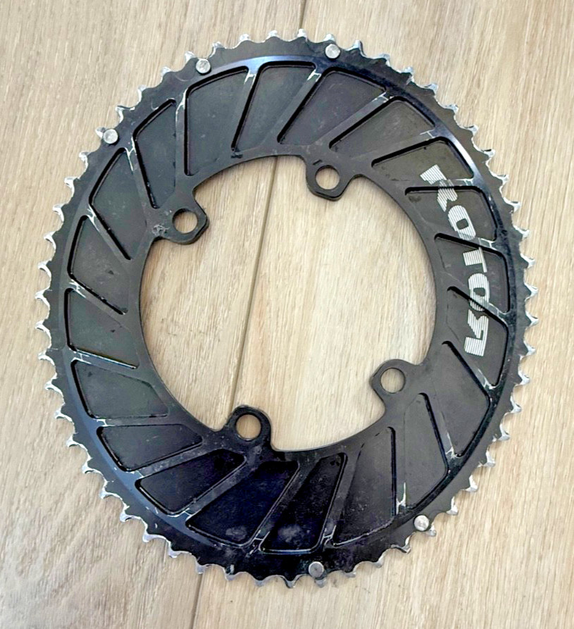 Rotor Bike 54/42 Tooth Q-Ring Oval Chainring Set – Shimano 11/12 Speed – 110×4