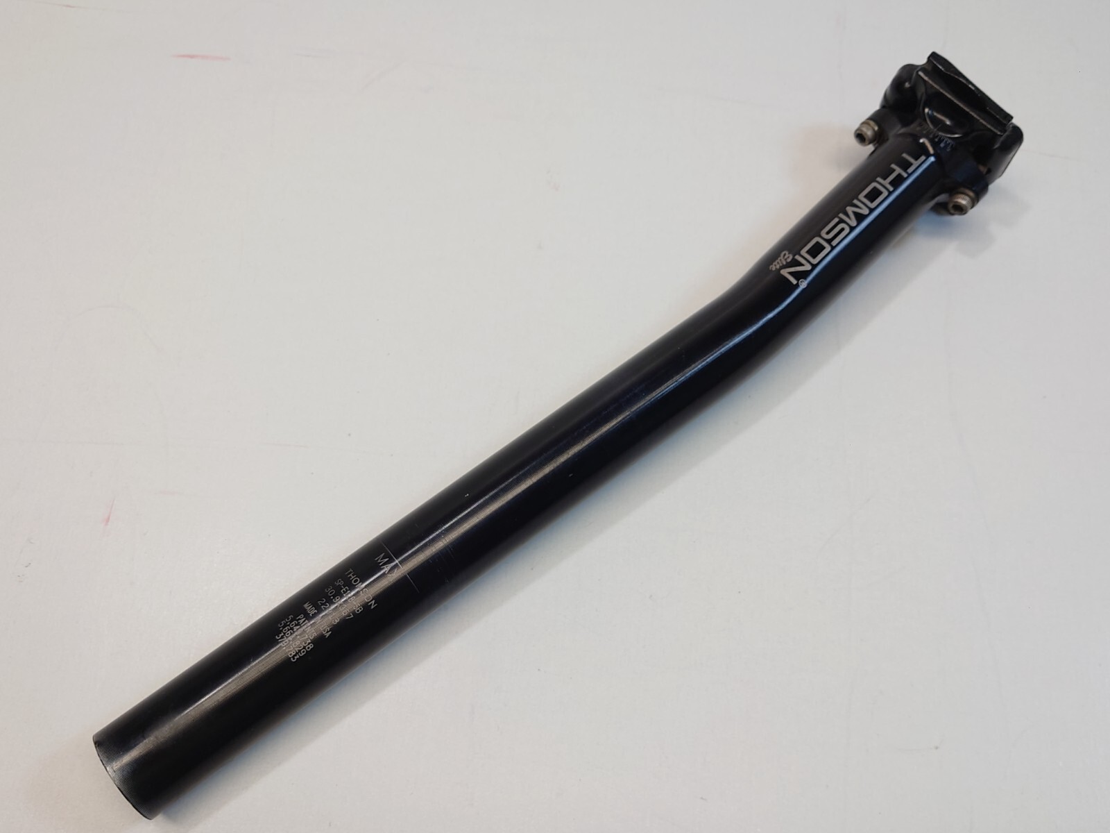 Thomson Elite Bike Bicycle Seatpost Setback 30.9 x 367mm Black
