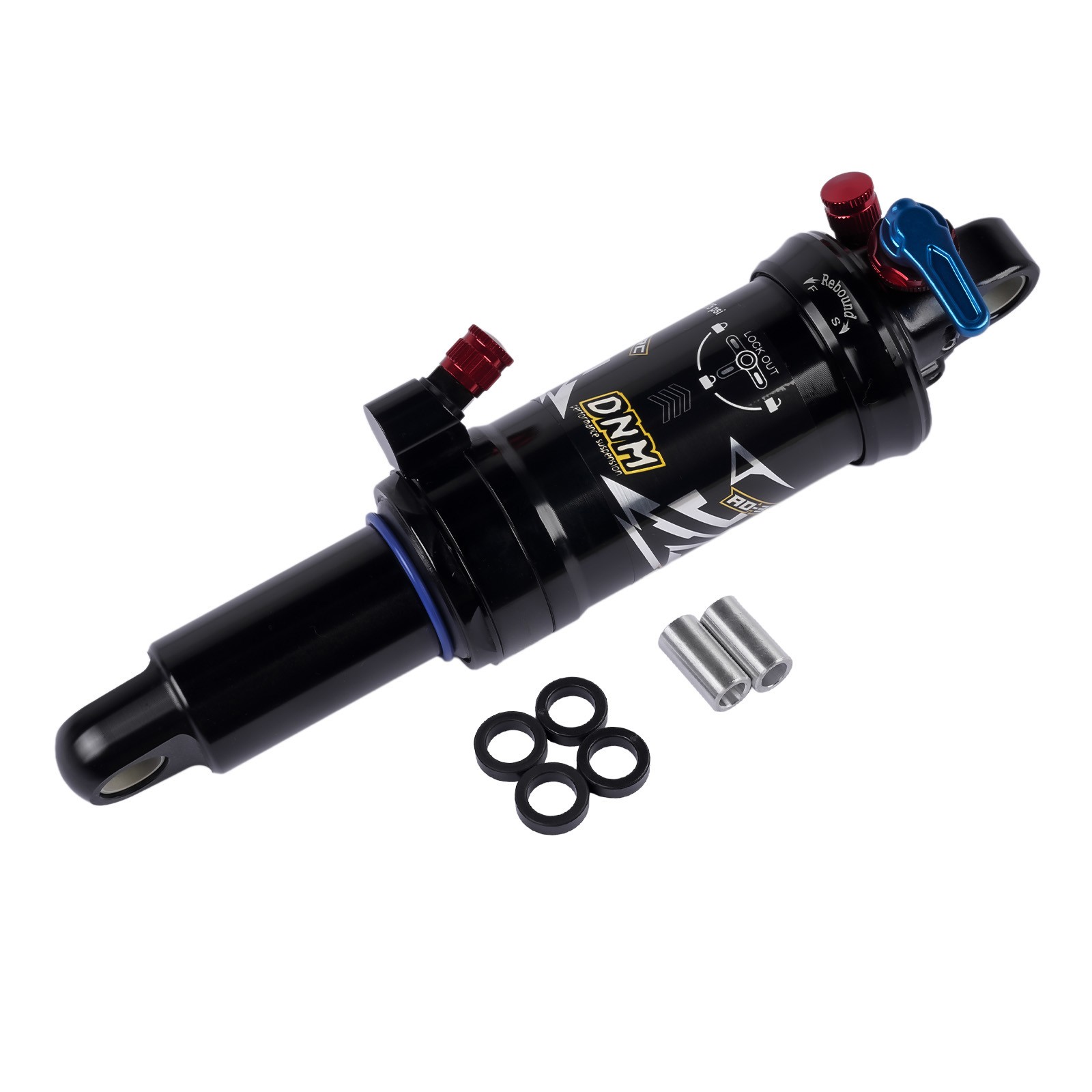 Mountain Bike Bicycle Air Suspension Rear Shock 165/190/200mm w/ 3-Step Lockout