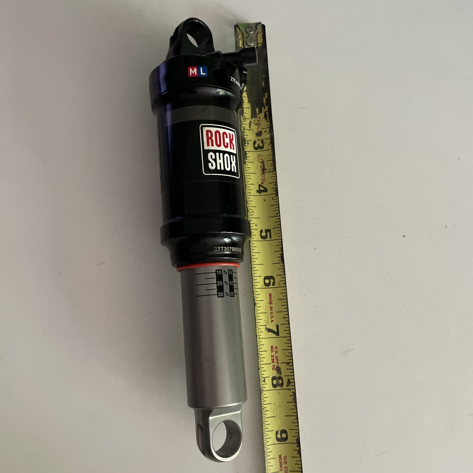 Rock Shox size 7.875» Monarch Model R – Rear Air Shock – READ NEEDS REPAIR