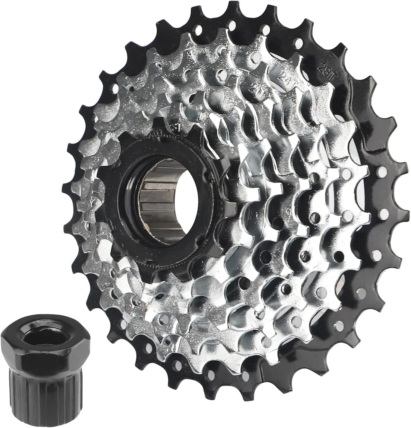 7/8 Speed E-Bike Freewheel 11-28 Teeth/11-32 Teeth Screw On 7 Speeds 11-28T