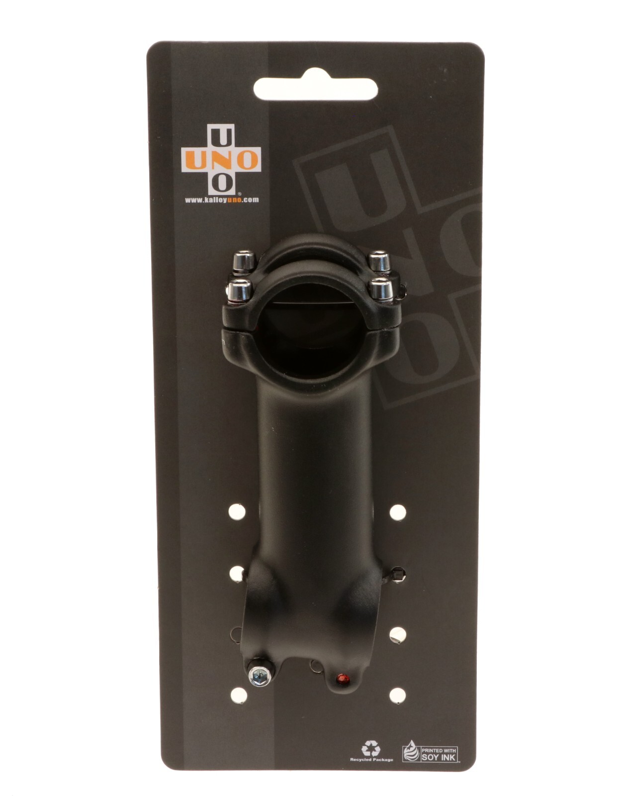 Kalloy Uno AS007N Alloy Road Stem 90mm -/+ 7° 31.8mm Clamp 1 1/8″ Black NEW