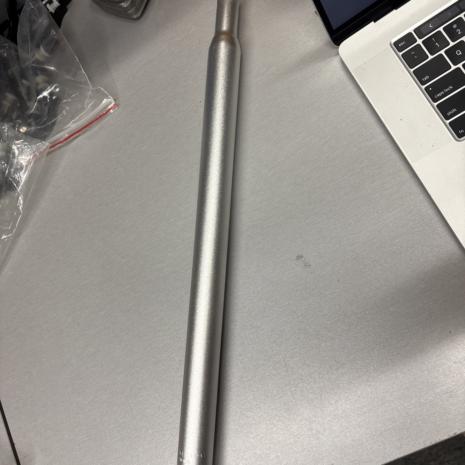 Bike Bicycle Alloy Seatpost 31.8 mm 508 mm length not shiny silver