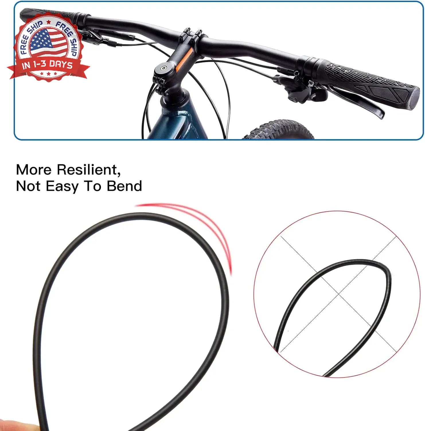 Shift Cable Housing,Lined Bicycle Bike Derailleur/Shift Cable Housing Cycling Sh