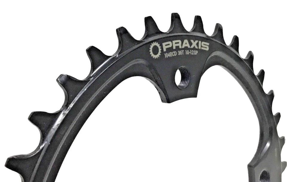 Praxis Works 36T Chainring 104BCD 4‑Arm Steel 10‑12 Speed eMTB Black New