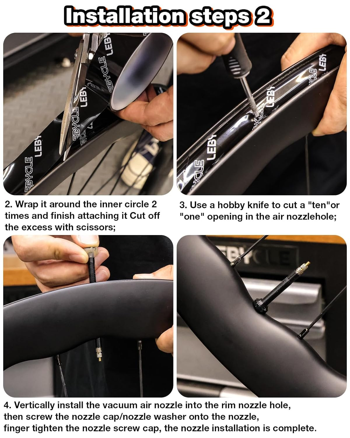Tubeless Rim Tape Black 21/24/27/30/33/36Mm X 10M, Bike Rim Tape for Tubeless Ro