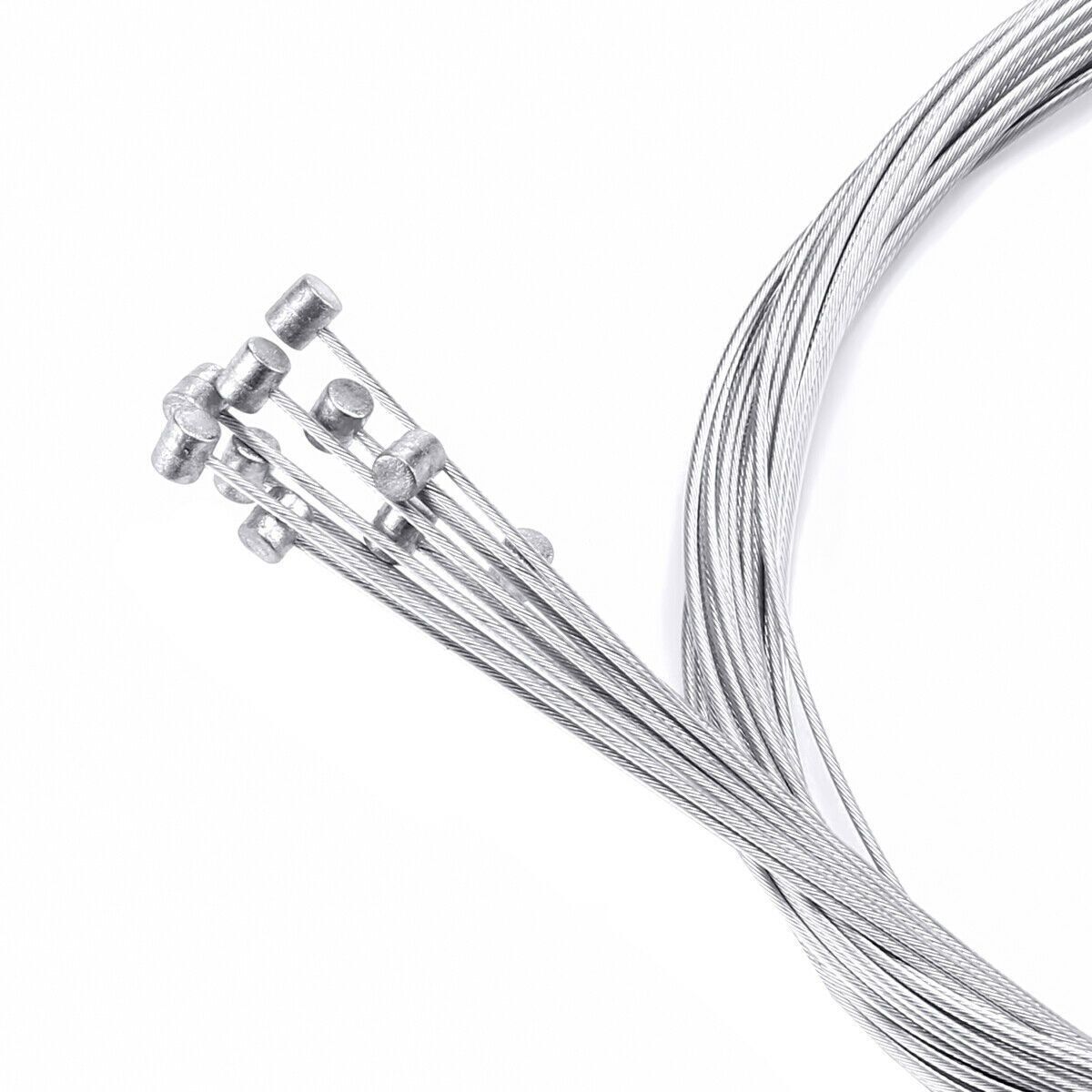 10/20pcs Bicycle Shift/Brake Derailleur Gear Stainless Steel Inner Cable Wire US