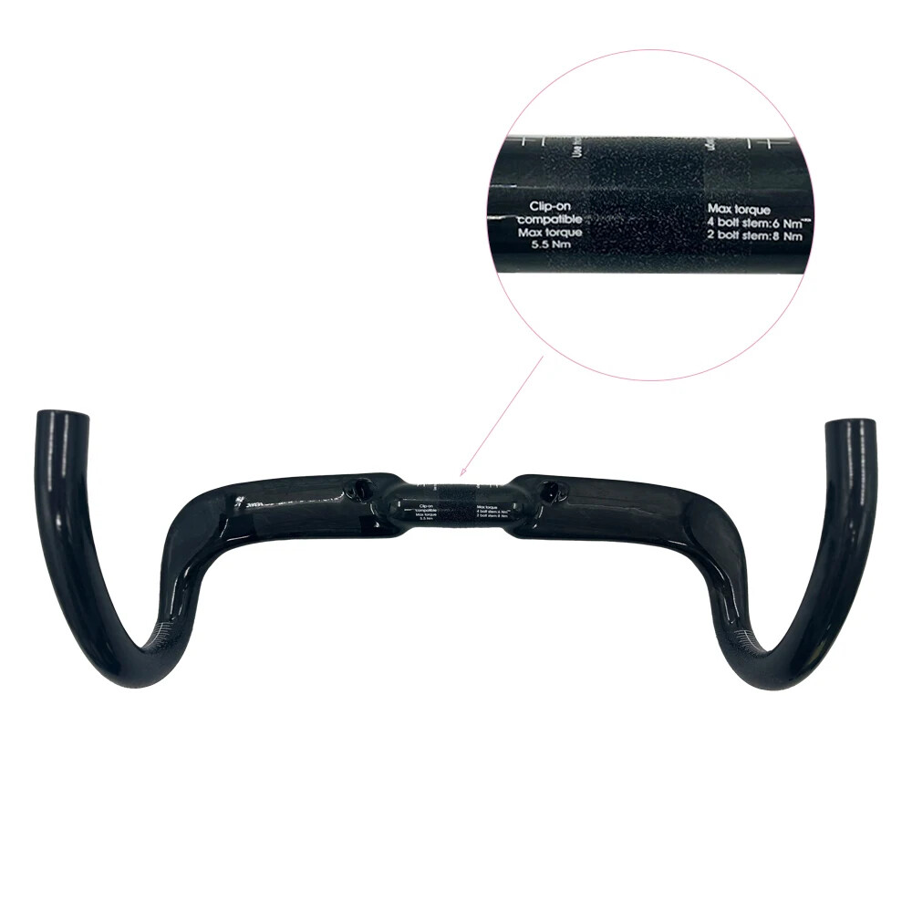 Carbon Fiber Road Bike Handlebar Matt/Gloss Suitable for 31.8*400/420/440mm