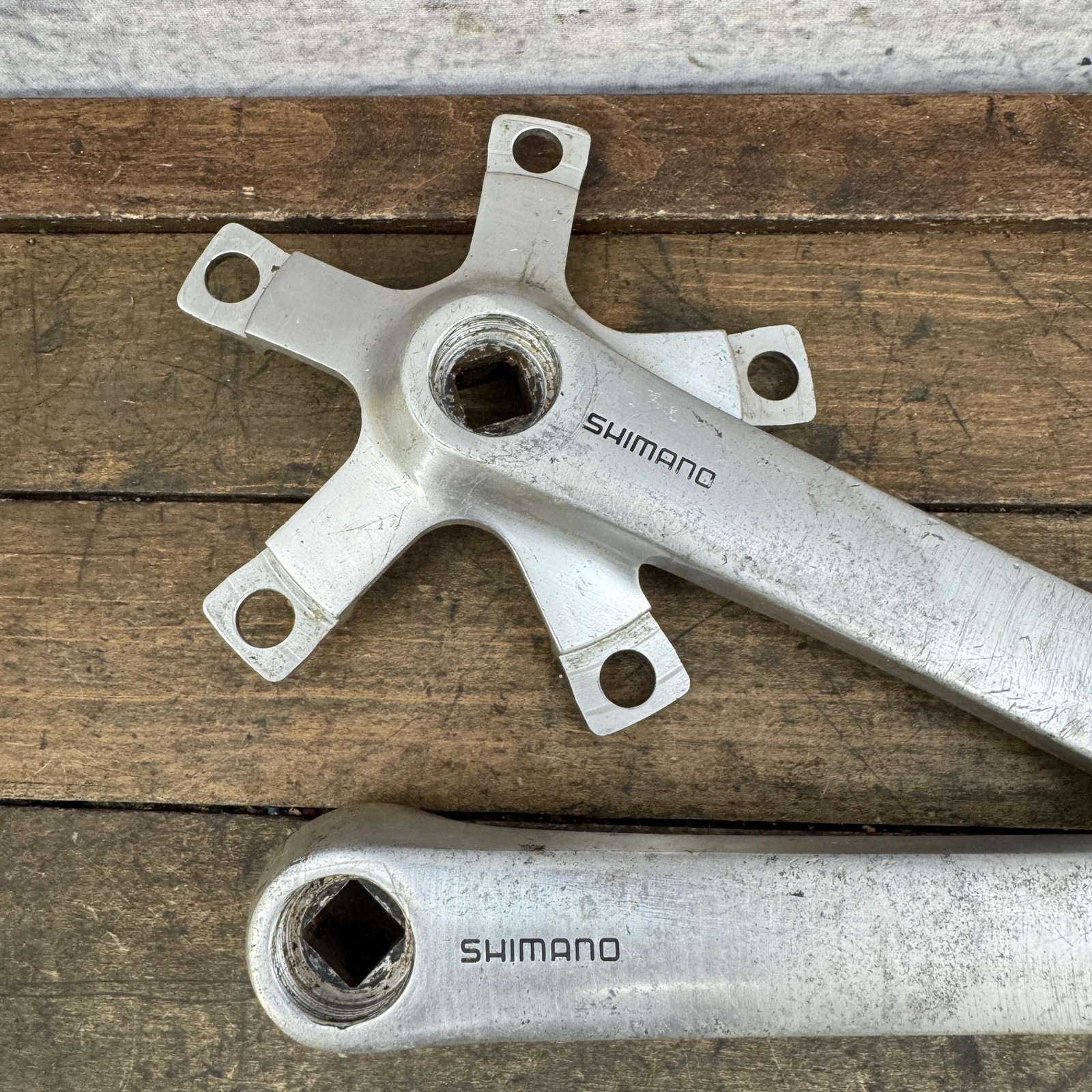 Vintage Shimano Deore XT FC-M730 Crankset 170mm 110 BCD Japan 90s MTB Arms