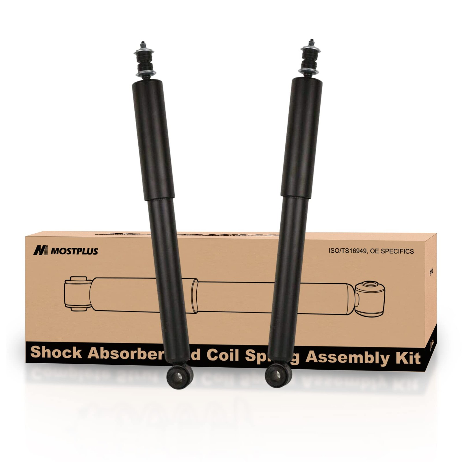 Mostplus Rear Quick Complete Struts Shocks Absorbers 37157 Kg54317 Compatible