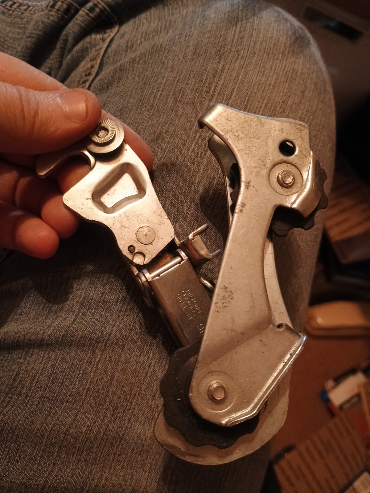 PB1 – Vintage Shimano Rear Derailleur Long Reach 6/7 Speed RD-TY05 MTB Road