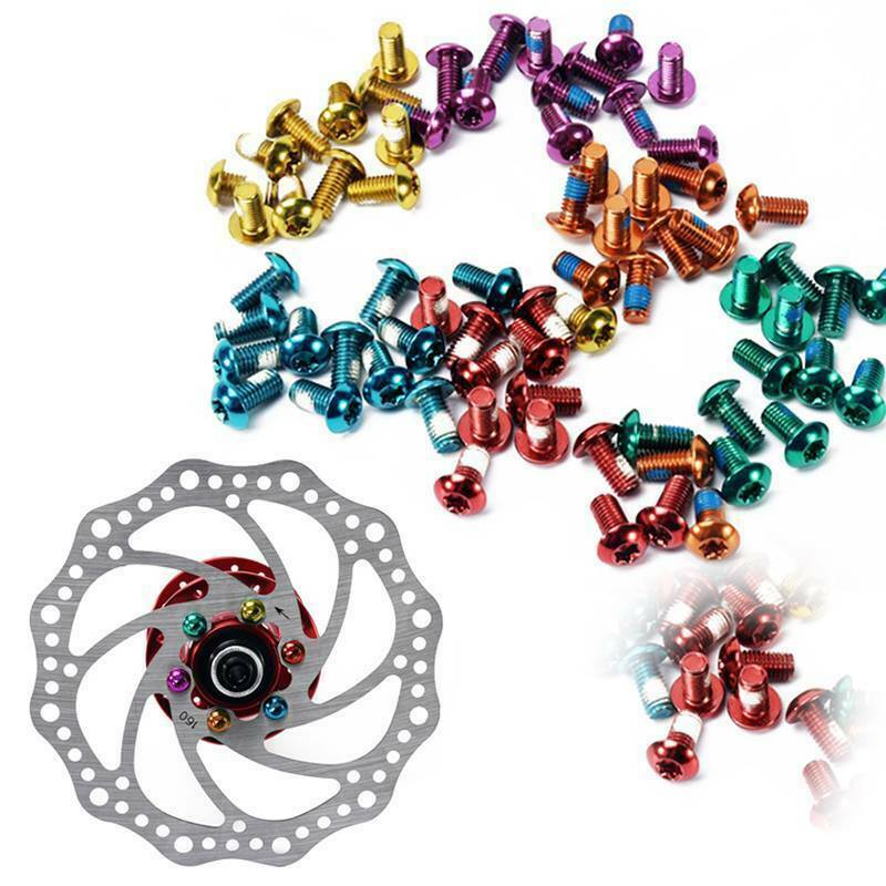 x12 MTB/ROAD Bicycle Disc Brake Rotor Bolts T25 M5x10mm For Hope TRP TEKTRO etc