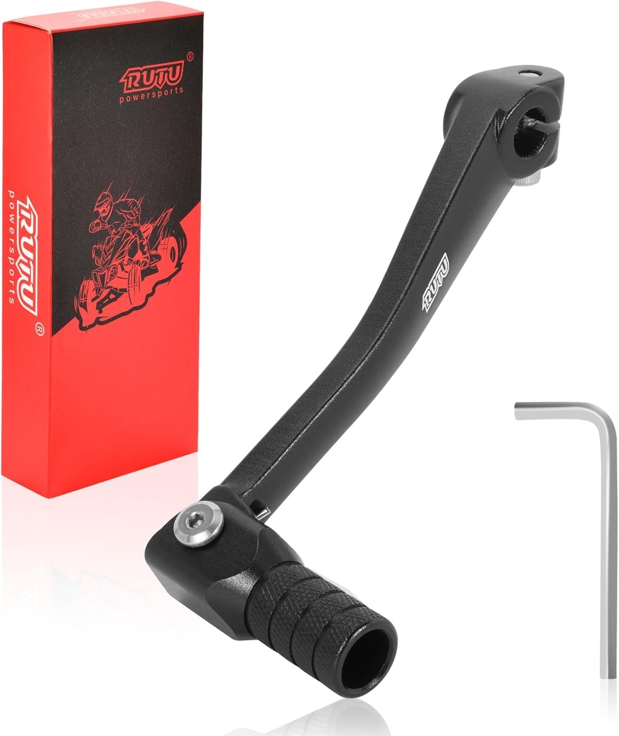 RUTU Folding Gear Shifter Shift Lever, Aluminum Dirt Bike Shift Lever Compatible