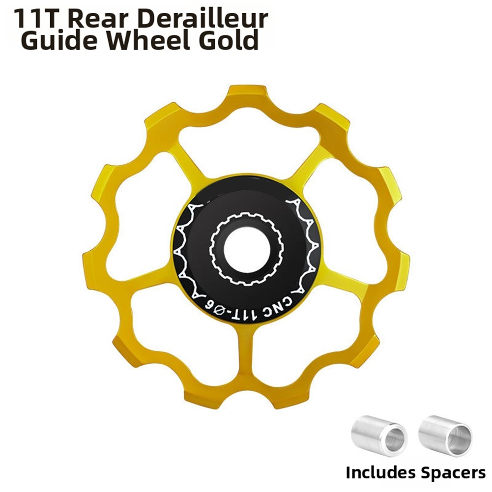 Bicycle Rear Derailleur Guide Wheel 11T13T Aluminum Alloy Bearing Steel