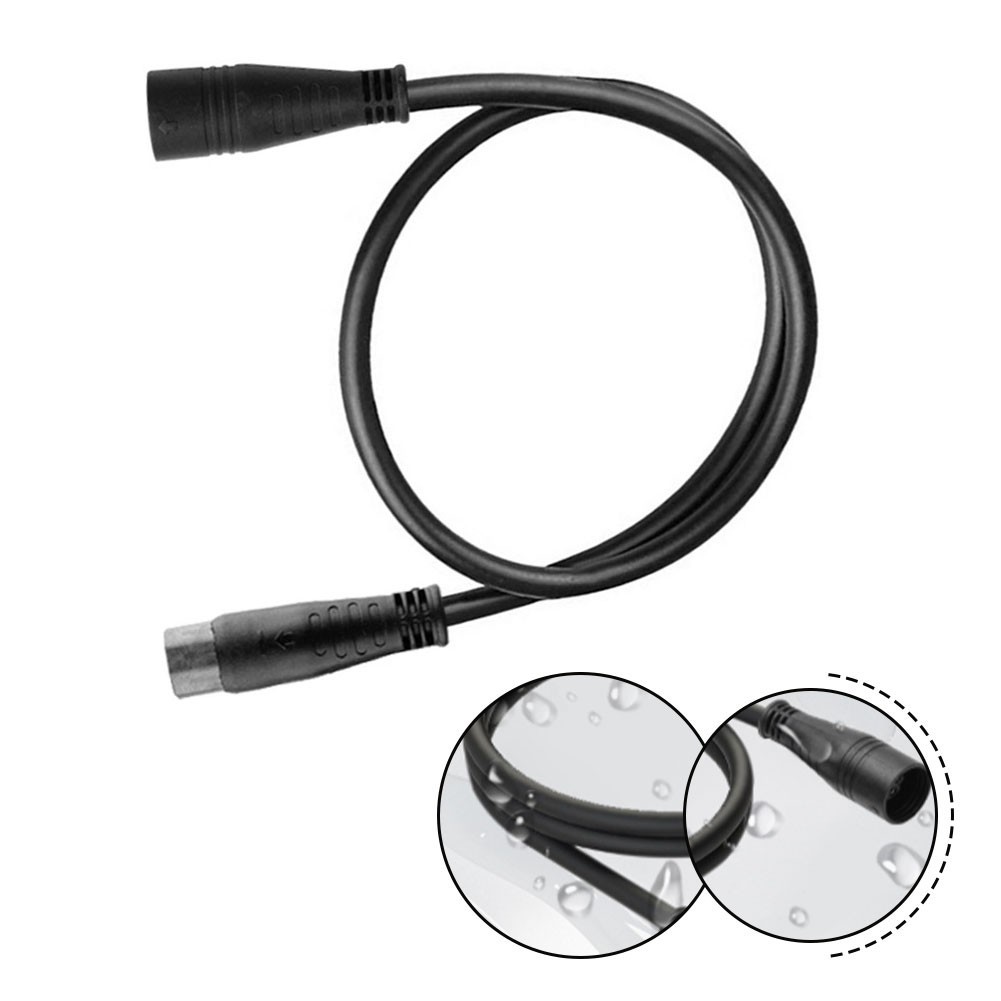 Electric Bike Motor Extension Cord 9Pin Connector Waterproof 160cm for E Bikes