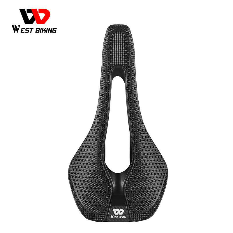 WEST BIKING Carbon Fiber Nylon 3D Printed Saddle MTB Road Bike Bicycle Saddle