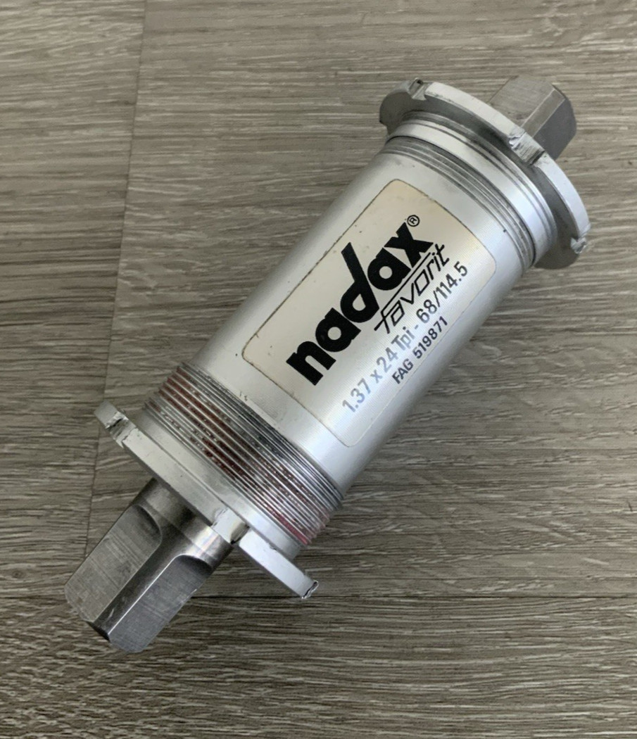 NADAX FAVORIT SEALED BOTTOM BRACKET BRITISH 68-114 MM 250 GRAMS