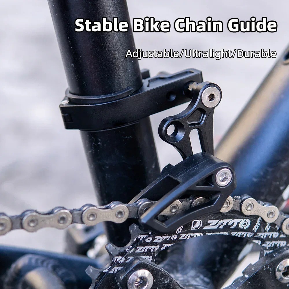 Adjustable MTB Chain Guide Single Speed Downhill Bike Chain Protector 27.2-34.9m