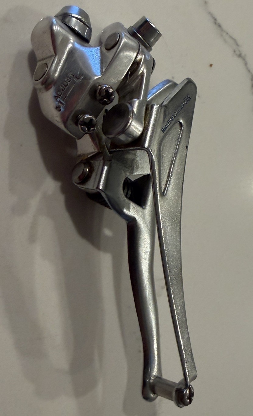 Shimano 600 AX FD-6300 Front Derailleur 2x6s Braze-On NOS