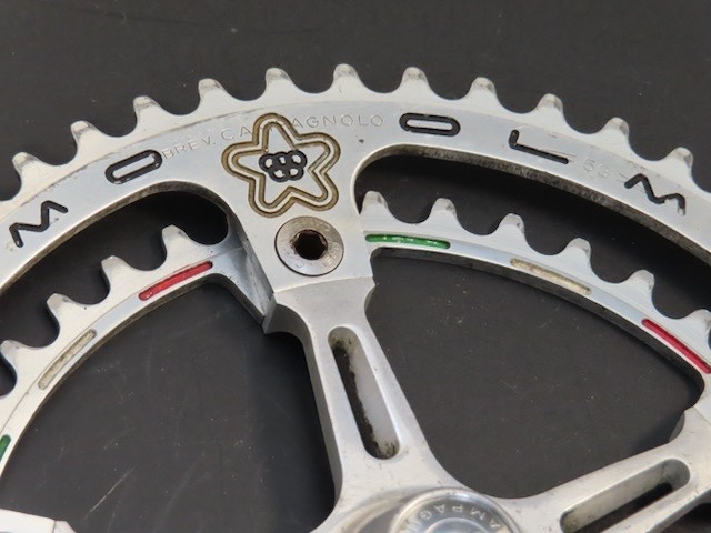 170mm x 144 bcd Campagnolo Super Record Olmo Pantograph Cranset 52/42 Italy 1982