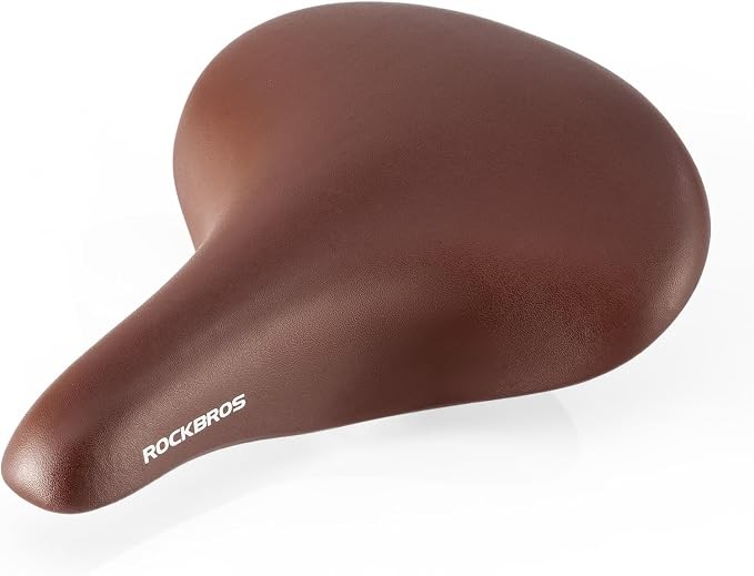 ROCKBROS Bicycle Saddle Gel Wide Soft Bike Seat Cushion Comfort Shock-Absorbing