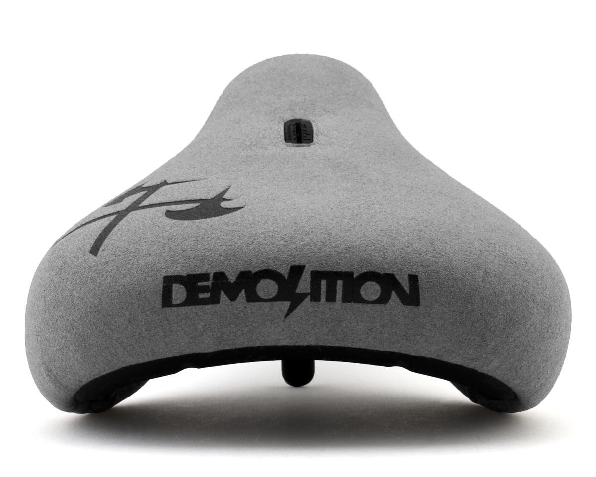 Demolition Axes Fat Pivotal BMX Seat – Gray – Bicycle Padded Saddle